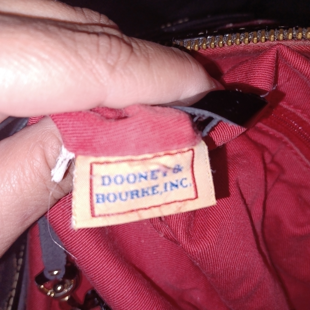 Dooney & Bourke - Used-  Full Size Canvas Purse - Picture 13 of 16